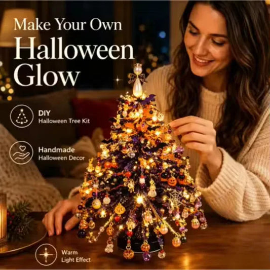 Handmade Bead Weaving Christmas Tree DIY Kit Desktop Holiday Decoration Beaded Xmas Ornament Festive Craft Present