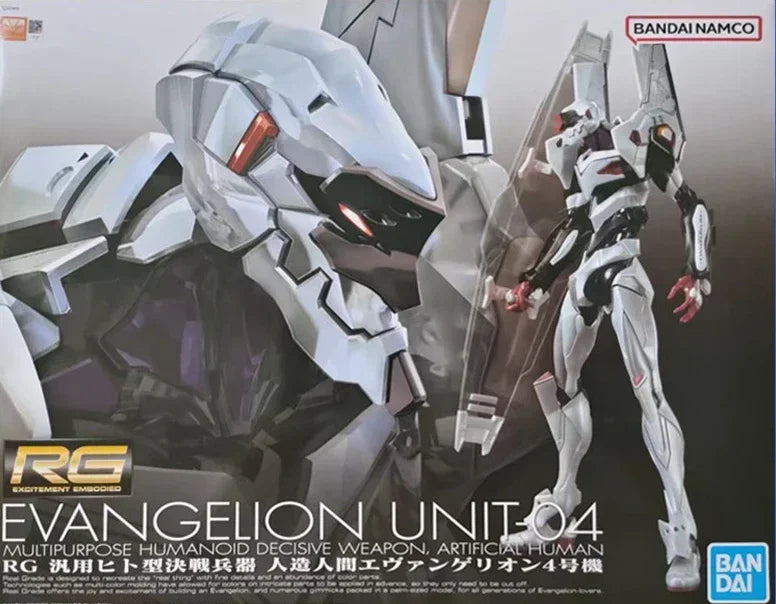 In stock Bandai RG EVANGELION UNIT-00 -01 -02 -03 -04 -06 -08 Anime Model Toys Action Figure Collectible Ornaments