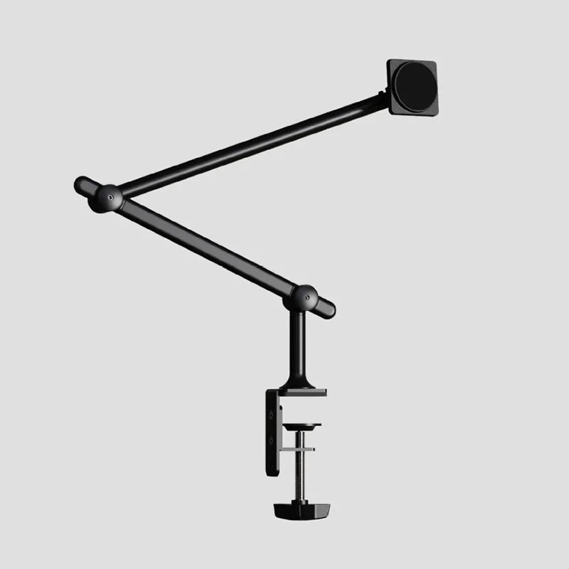 Magnetic Phone & Tablet Stand Adjustable Desk Clamp Arm 360° Rotating Aluminum Holder for iPhone iPad Overhead Lazy Mount