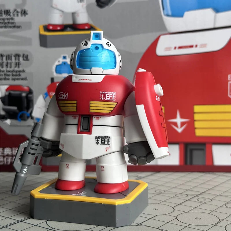 Original Chubby Model FJ-1 Chubby GM Magnetic Assembly Model Kit Chubby Zaku Middle-Aged GM Action Figure Toy Gift for Kids