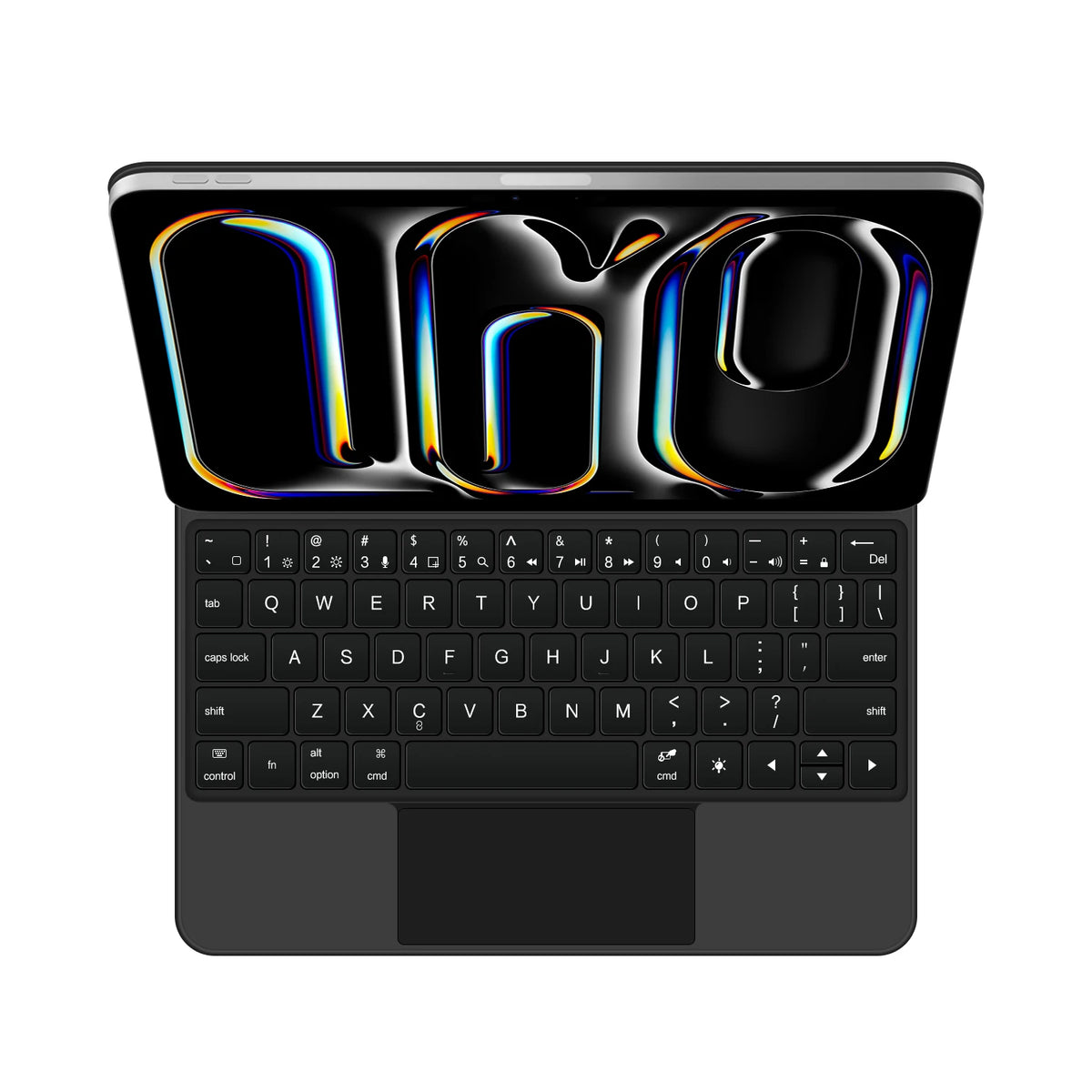AJIUYU Magic Keyboard Folio For iPad Pro 11 inch (M4) 2024 A2836 A2837 Smart Magnetic Case Multi-touch Backlight Keyboard Cover