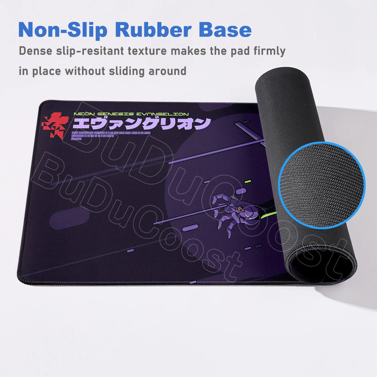 Anime E-Evangelions Mouse Pad 1000x500mm Speed Gamer Keyboard Mausepad Cool EVA-01 Non-slip Rubber Deskmat PC Gaming Accessories