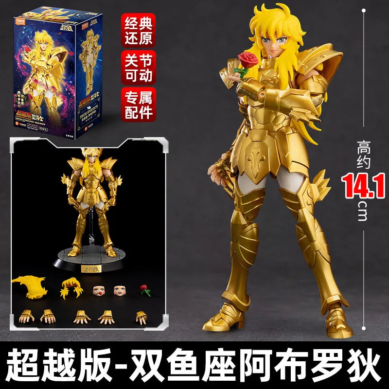 BLOKEES Original Saint Seiya Andromeda Shun PISCES APHRODITE VIRGO SHAKA CHAMPION CLASS Action Figure Assembly Model Toys Gift