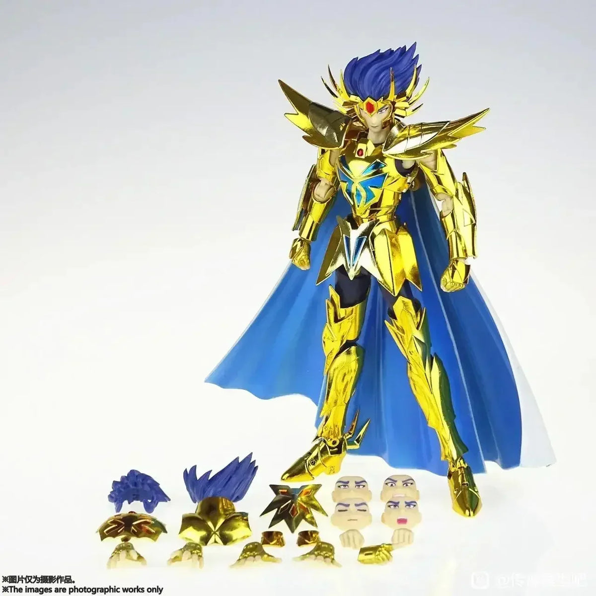 In Stock CS Saint Seiya Myth Cloth EX Capricorn Shura/Leo Aiolia/Aries MU/Libra Dohko/Virgo Gold Knights Zodiac Action Figure
