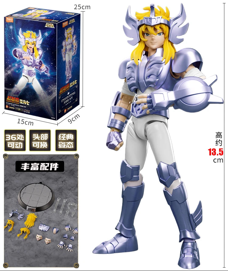 BLOKEES Original Saint Seiya Andromeda Shun PISCES APHRODITE VIRGO SHAKA CHAMPION CLASS Action Figure Assembly Model Toys Gift