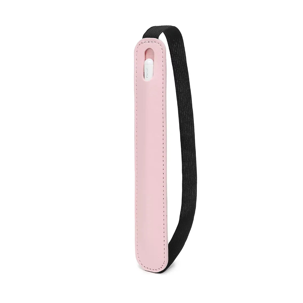 Elastic Strap PU Leather Pen Case for Apple iPad and IPencil Tablets, Portable Stylus Protective Case