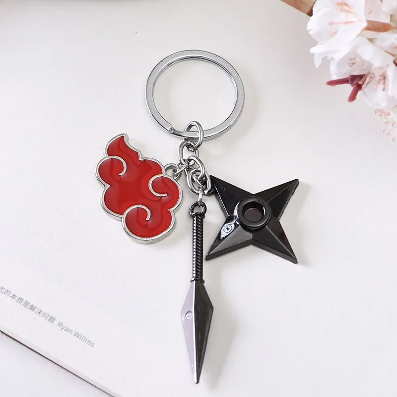Bandai Anime Naruto Keychain Car Keybag Backpack Accessories Keychain Accessories Women's Jewelry Men's Gifts