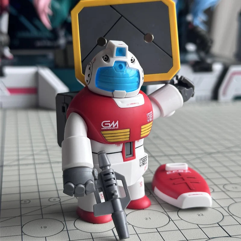 Original Chubby Model FJ-1 Chubby GM Magnetic Assembly Model Kit Chubby Zaku Middle-Aged GM Action Figure Toy Gift for Kids