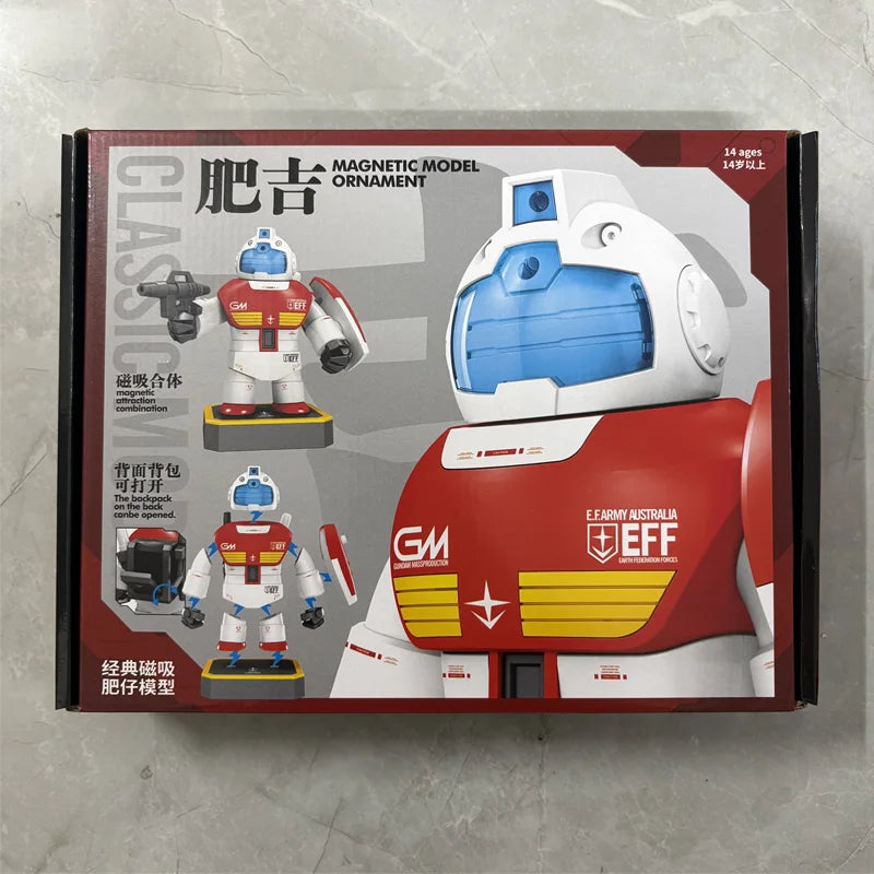 Original Chubby Model FJ-1 Chubby GM Magnetic Assembly Model Kit Chubby Zaku Middle-Aged GM Action Figure Toy Gift for Kids