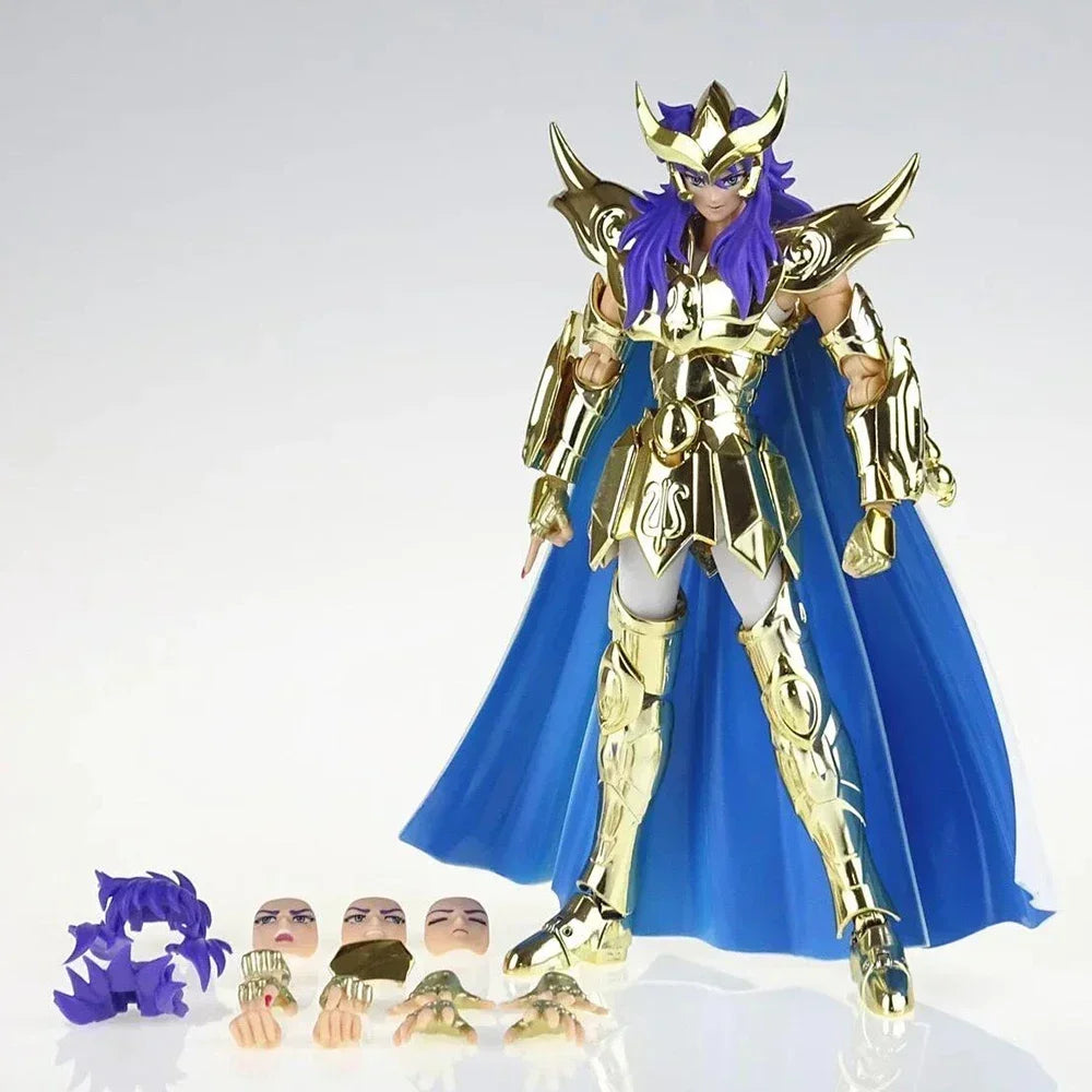 In Stock CS Saint Seiya Myth Cloth EX Capricorn Shura/Leo Aiolia/Aries MU/Libra Dohko/Virgo Gold Knights Zodiac Action Figure