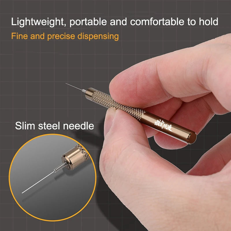MS107 Metal Precision Glue Dispenser For Gundam Scale Model Building Tools CA Glue Applicator Military Hobby DIY Craft Too