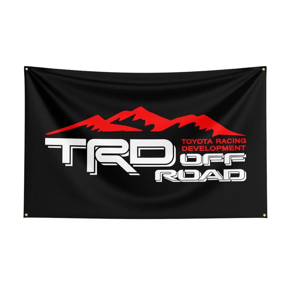 3x5ft T-TRDs Auto Parts Flag Room Decor Flag Outdoor Decorations Flags for Rooms