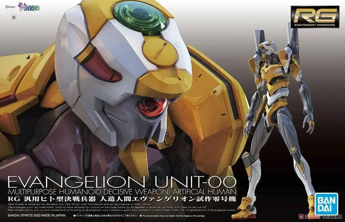 In stock Bandai RG EVANGELION UNIT-00 -01 -02 -03 -04 -06 -08 Anime Model Toys Action Figure Collectible Ornaments
