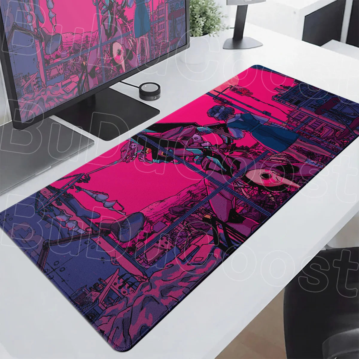 Anime E-Evangelions Mouse Pad 1000x500mm Speed Gamer Keyboard Mausepad Cool EVA-01 Non-slip Rubber Deskmat PC Gaming Accessories