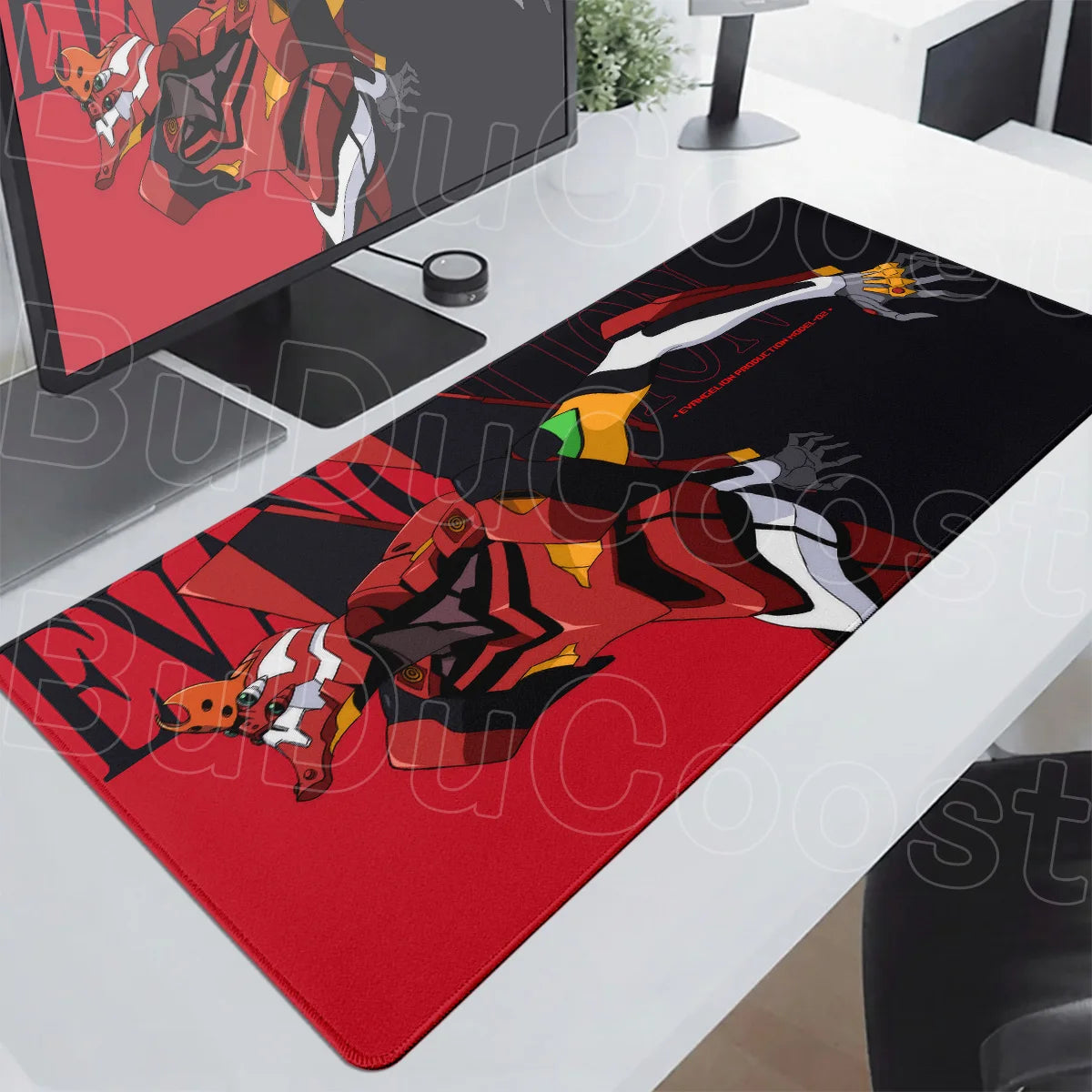 Anime E-Evangelions Mouse Pad 1000x500mm Speed Gamer Keyboard Mausepad Cool EVA-01 Non-slip Rubber Deskmat PC Gaming Accessories