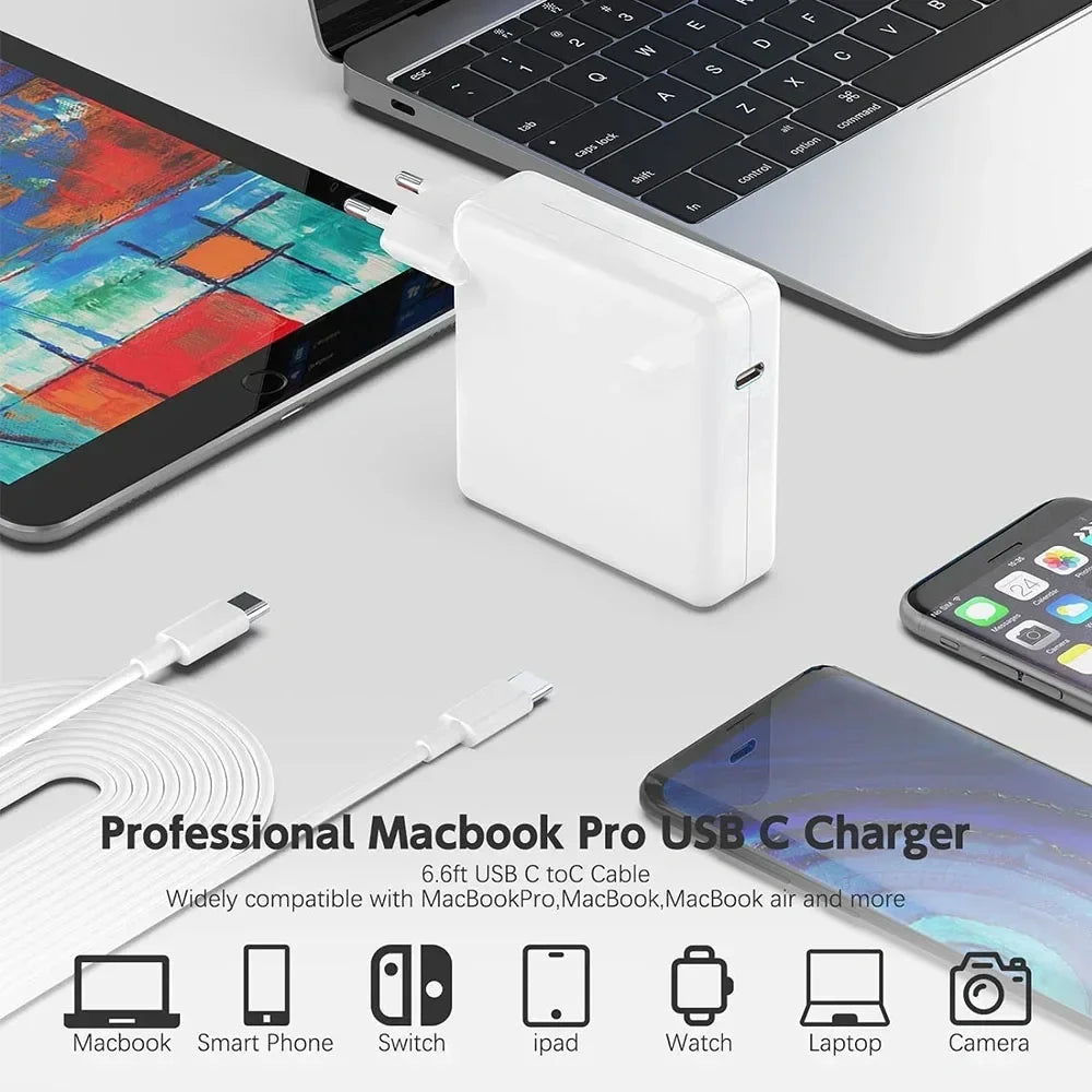 BINGO 30W GaN USB-C Fast Charger for MacBook Air & iPad Pro, PD3.0 Power Adapter, CE FCC RoHS certification, safe&fast charging