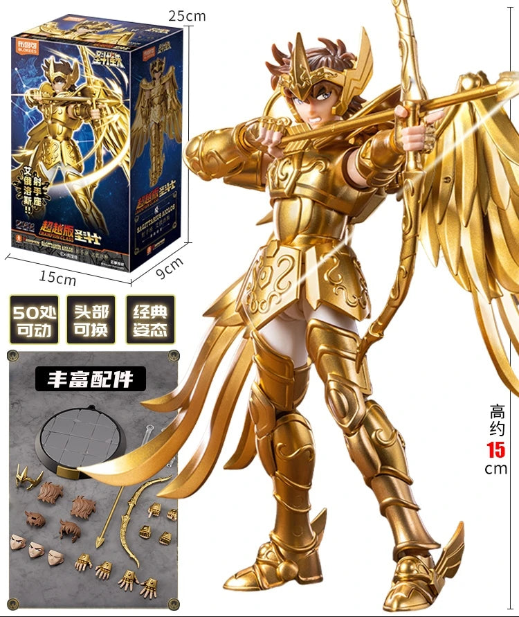 BLOKEES Original Saint Seiya Andromeda Shun PISCES APHRODITE VIRGO SHAKA CHAMPION CLASS Action Figure Assembly Model Toys Gift