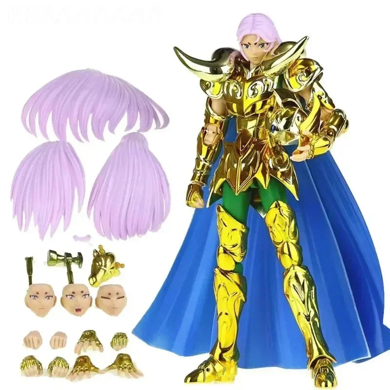 In Stock CS Saint Seiya Myth Cloth EX Capricorn Shura/Leo Aiolia/Aries MU/Libra Dohko/Virgo Gold Knights Zodiac Action Figure