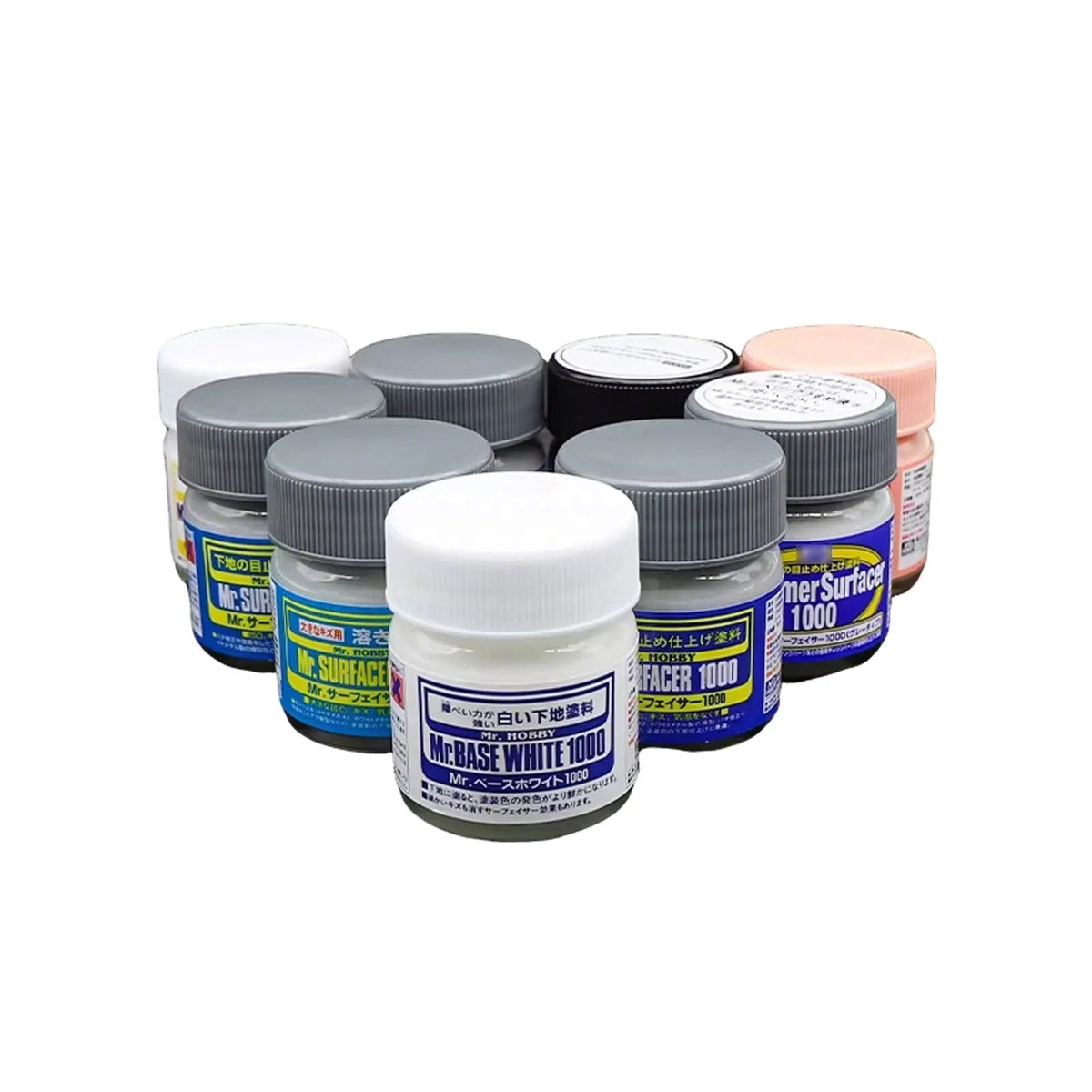 40ML Mr. Surfacer SF283-SF292 Oil-based Surface Primer Full Grit Sandable Primer For Gundam Model Building Hobby