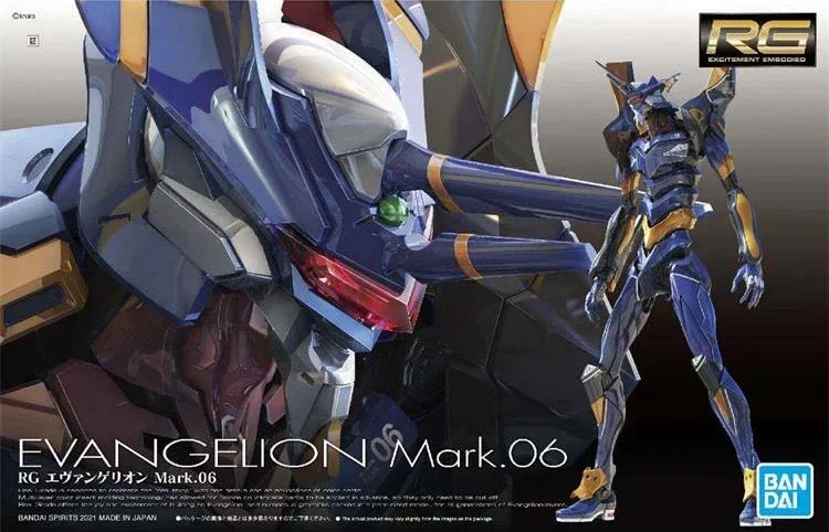 In stock Bandai RG EVANGELION UNIT-00 -01 -02 -03 -04 -06 -08 Anime Model Toys Action Figure Collectible Ornaments